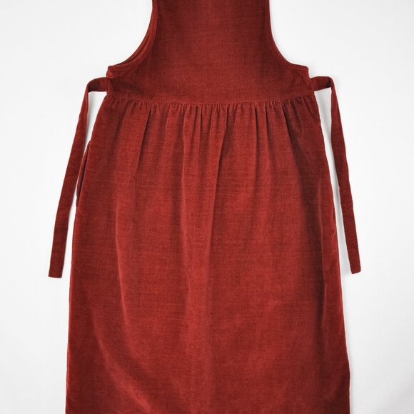 Suttles & Seawinds Corduroy Apron Dress | Medium - Picture 2 of 6